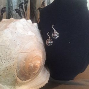 Black Pearl earrings